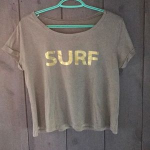Olive green HIC SURF shirt
